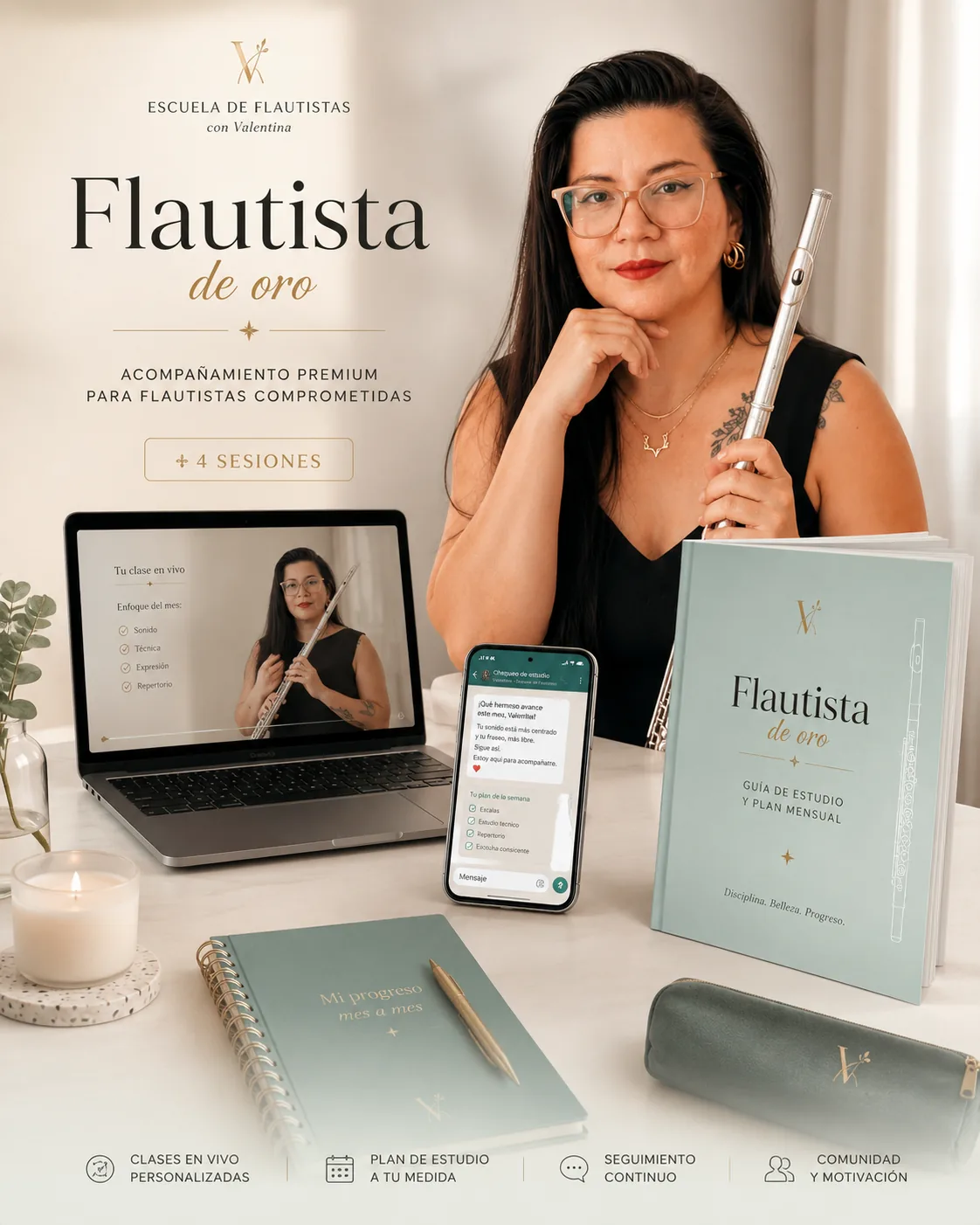 Flautista de oro
